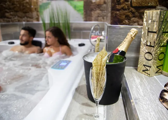 Lägenhet La Veguilla Deluxe Jacuzzi Alhama de Aragón